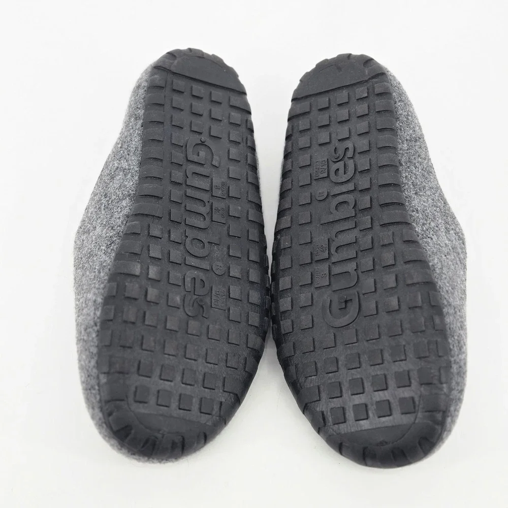Gumbies Outback Felt Mule Slipper Shoe Gorpcore Cabin Mens 9 Womens 10 Comfort